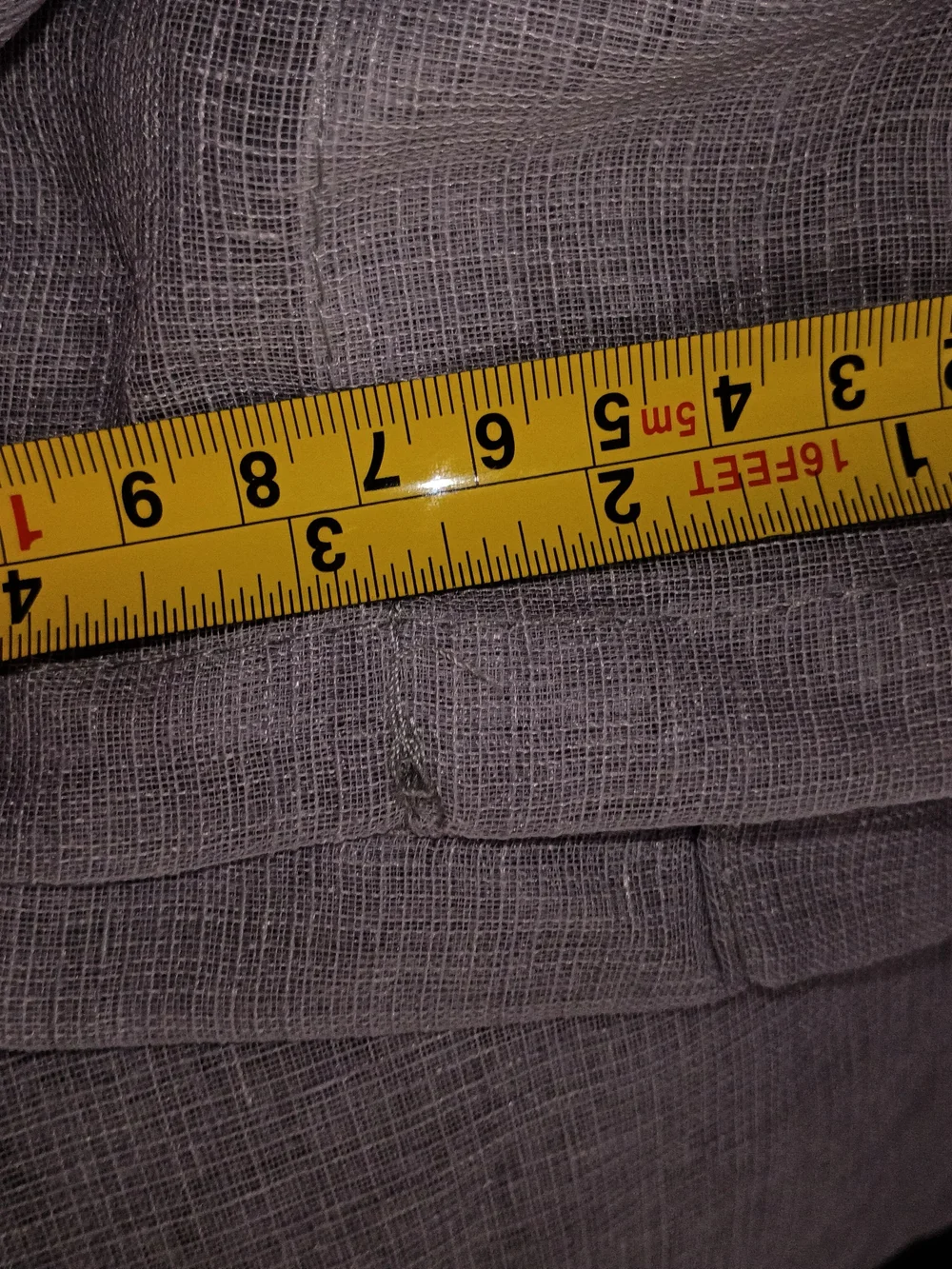 Gray Linen-Look Textured Fabric